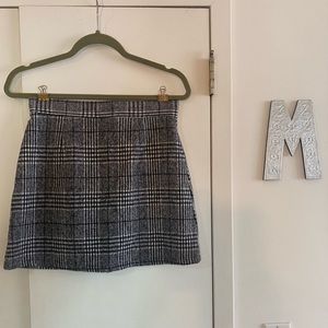 H&M plaid mini skirt - medium